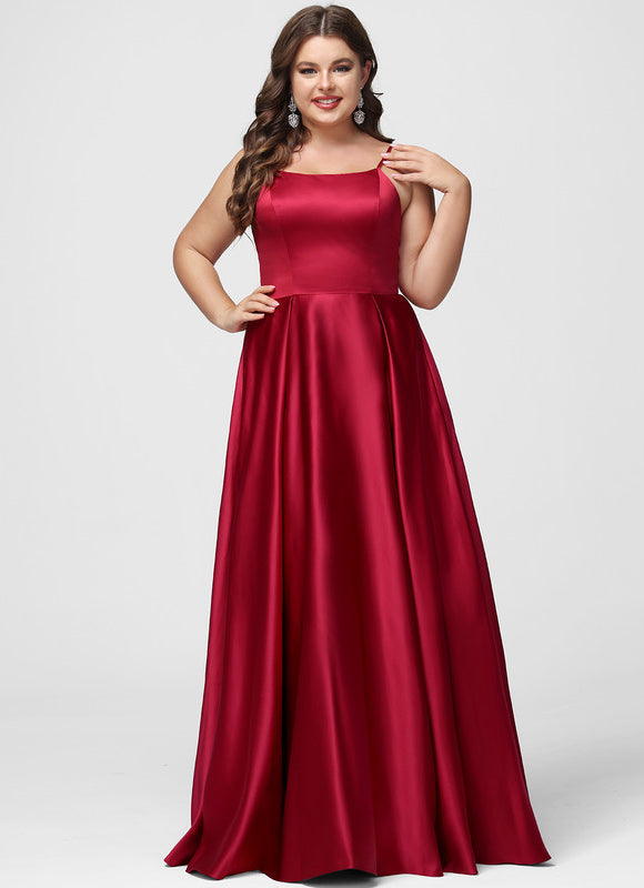 Robe Trapèze Satin Émeraude - gallery 8