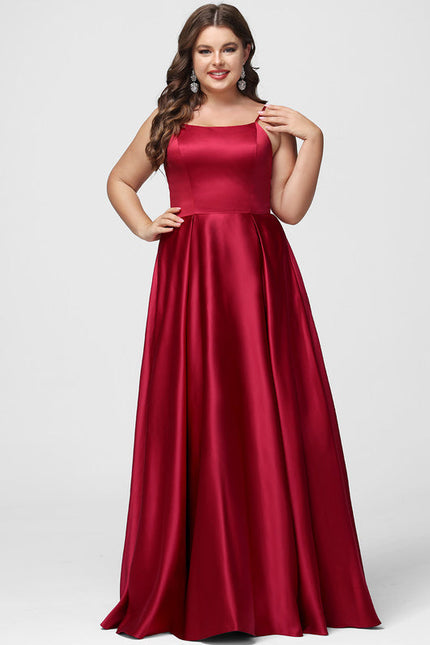 Robe Trapèze Satin Émeraude - gallery 8