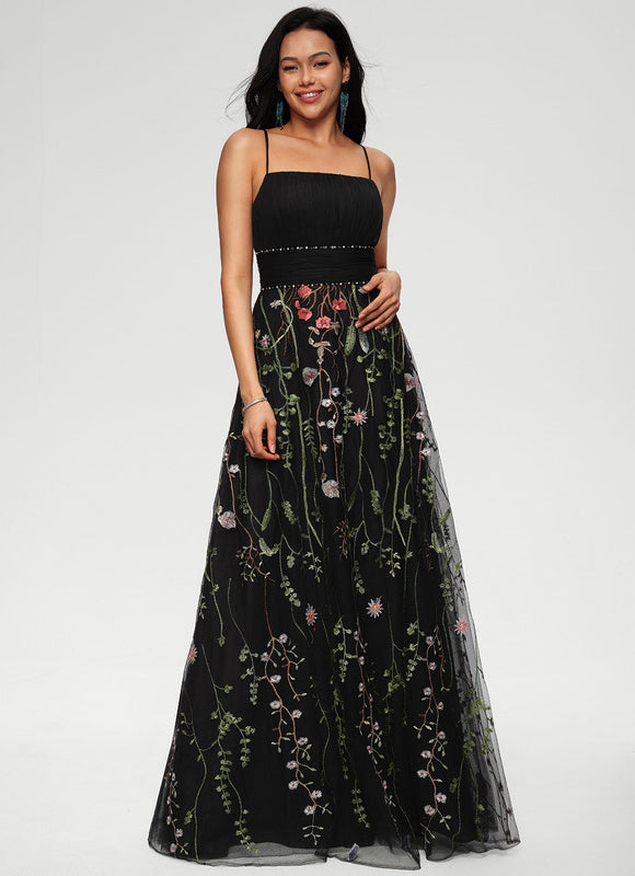 Robe Trapèze Flamme De Velours - gallery 2