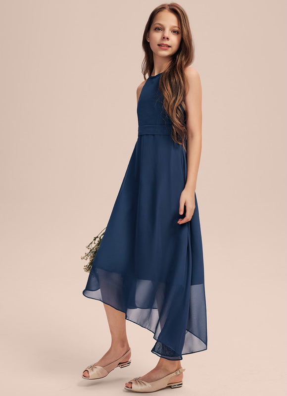 Robe Trapèze Aérienne Azur - gallery 5