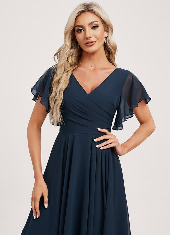 Robe Trapèze Fluide Asymétrique - gallery 3