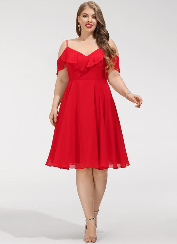 Robe Trapèze Émeraude Volante - gallery 8