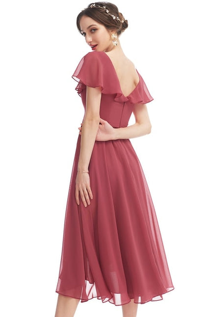 Robe Trapèze Fluide Asymétrique - gallery 2