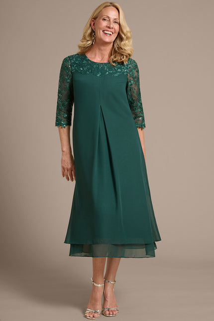Robe Trapèze Éclat De Velours - gallery 2