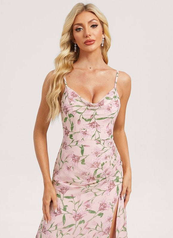 Robe Trapèze Flottante Olive - gallery 3