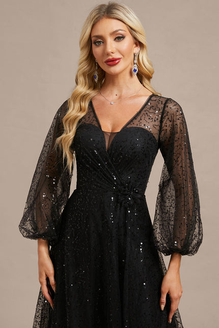 Robe Trapèze Étoilée Chic - gallery 1