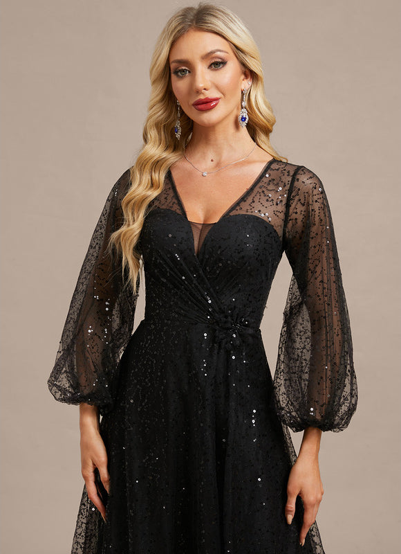Robe Trapèze Étoilée Chic - gallery 1