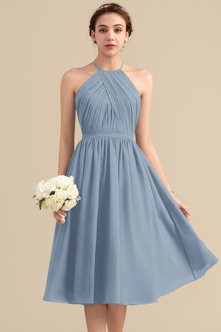 Robe Trapèze Bleu Nuage