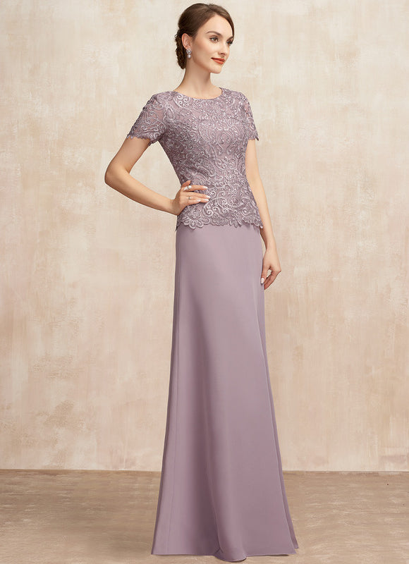 Robe Trapèze Élegante Lavande - gallery 4