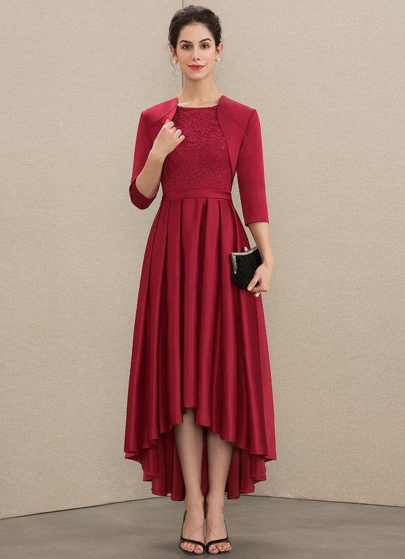 Robe Trapèze Éclat Rouge Velours - gallery 4