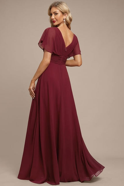 Robe Trapèze Élégante Mousseline - gallery 3