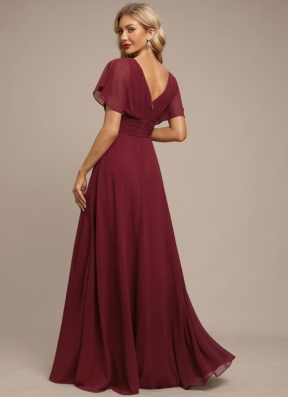 Robe Trapèze Élégante Mousseline - gallery 3