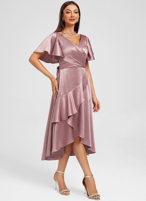 Robe Trapèze Asymétrique Chic - gallery 1