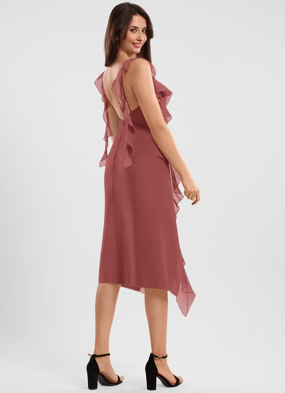 Robe Trapèze Émeraude Volante - gallery 1