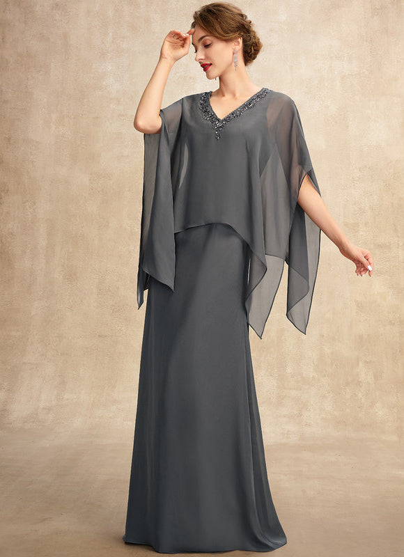 Robe Trapèze Chic Voile Sombre - gallery 6