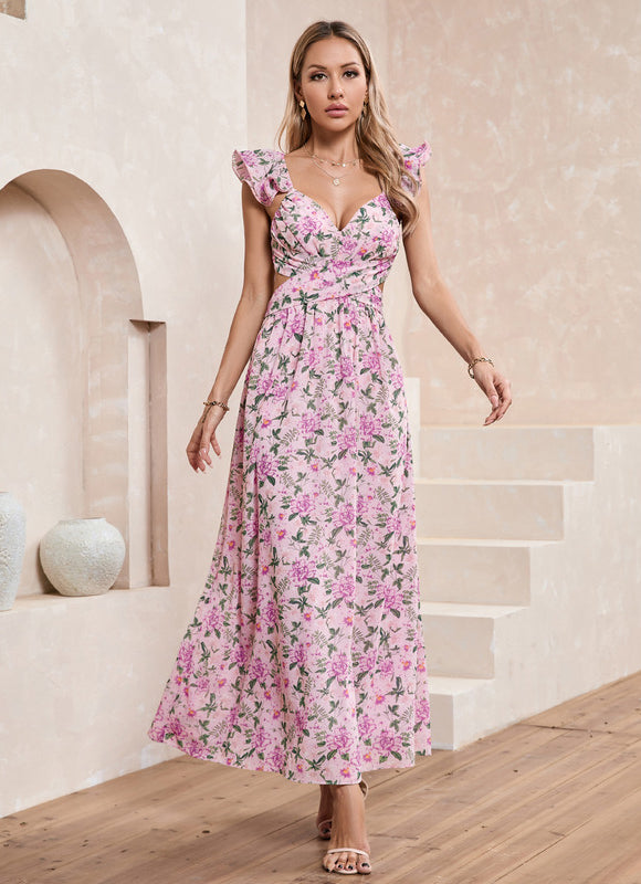 Robe Trapèze Rêverie Florale - gallery 4