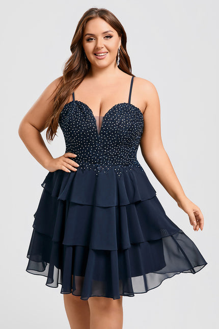 Robe Trapèze Chic Festif Satiné - gallery 9