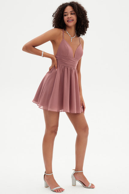 Robe Trapèze Verte Florale - gallery 2