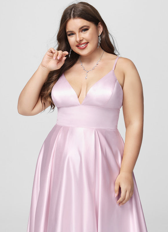 Robe Trapèze Éclat Satiné Doré - gallery 5