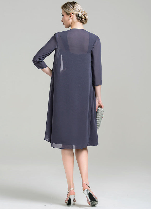 Robe Trapèze Charme Élégant - gallery 5