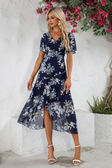Robe Trapèze Floral Nuit Chic - gallery 3