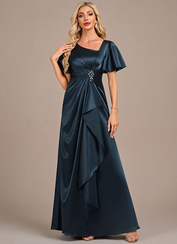 Robe Trapèze Fluide Scintillante - gallery 2