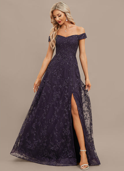 Robe Trapèze Élégance Violette