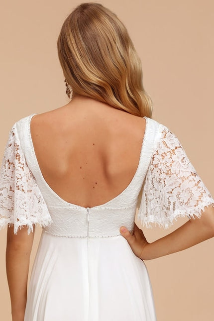 Robe Trapèze Éblouissante Aérienne - gallery 4