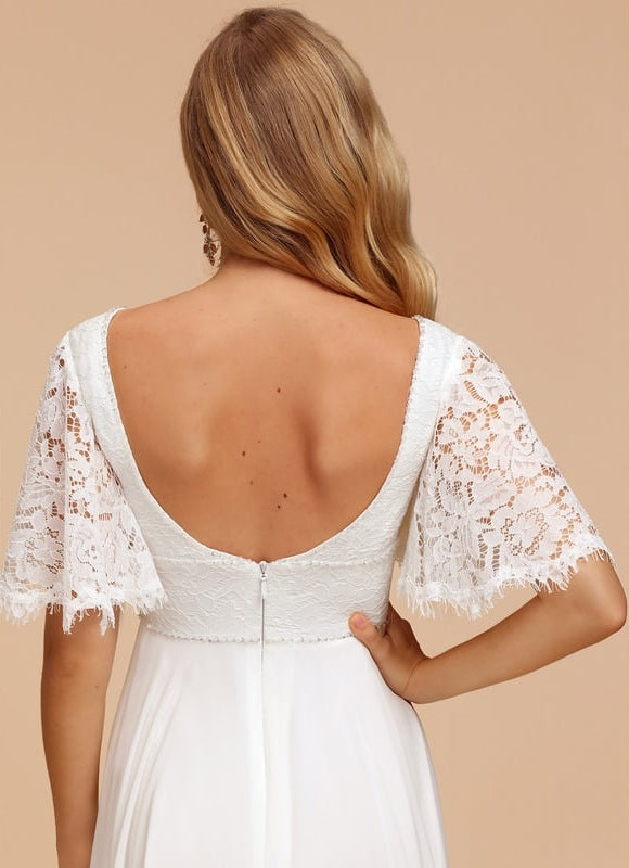 Robe Trapèze Éblouissante Aérienne - gallery 4