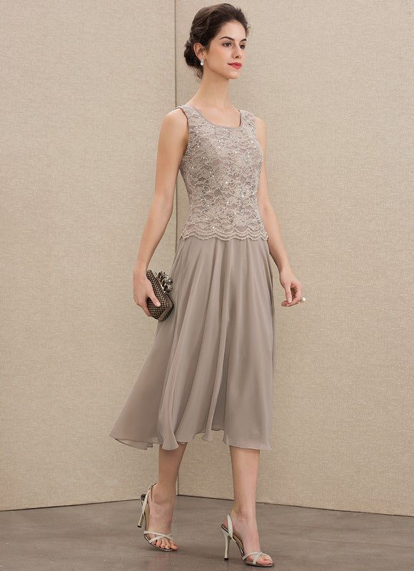 Robe Trapèze Éclat De Velours - gallery 6