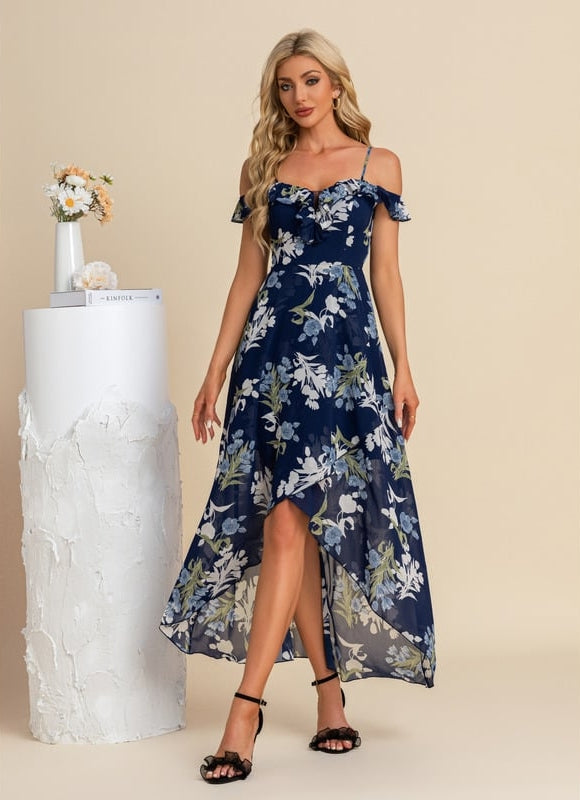 Robe Trapèze Florale Élégante - gallery 7