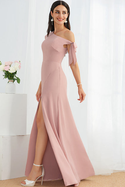 Robe Trapèze Rose Poudré Chic - gallery 3