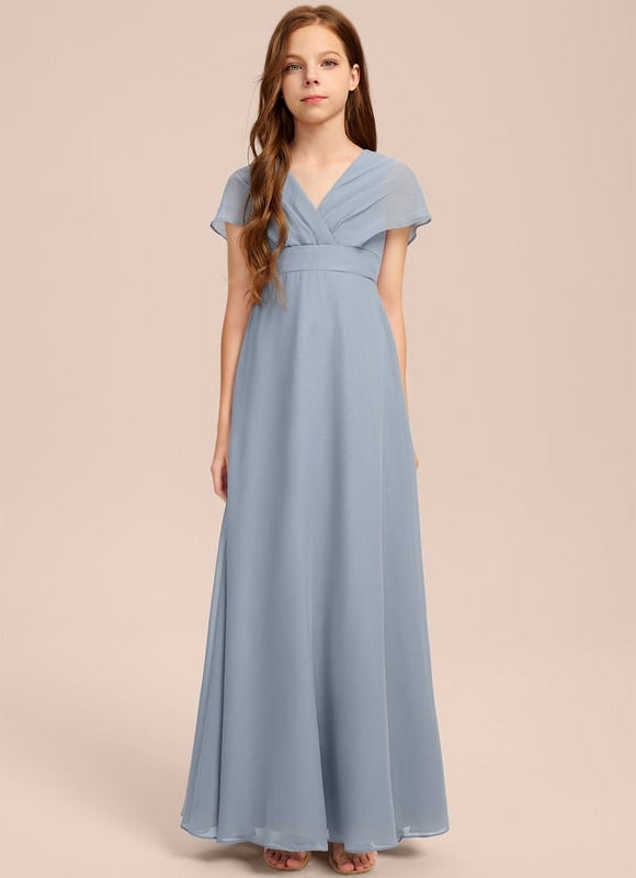 Robe Trapèze Vert Doux Éclat - gallery 6