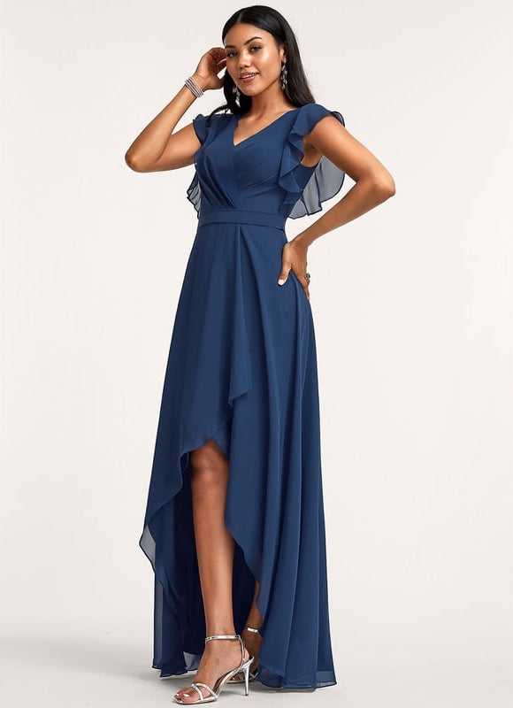 Robe Trapèze Fluide Asymétrique