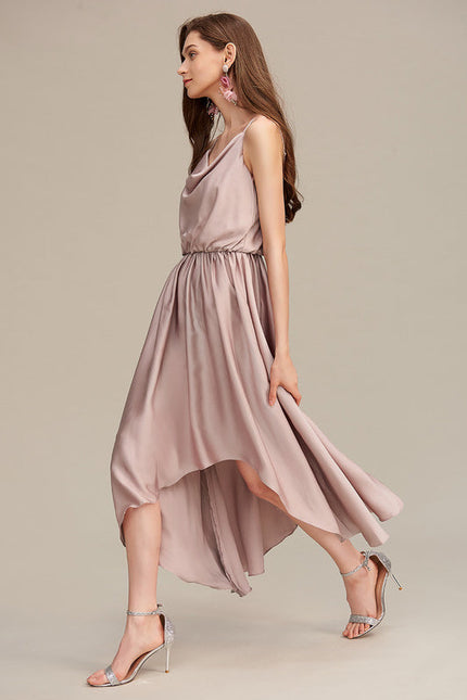 Robe Trapèze Nude Élégance - gallery 3