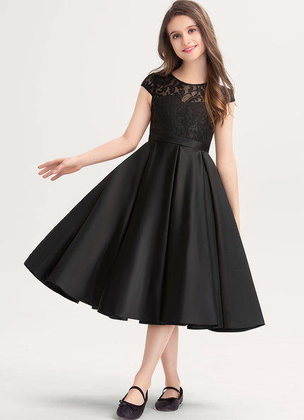 Robe Trapèze Noir Étoile Sereine