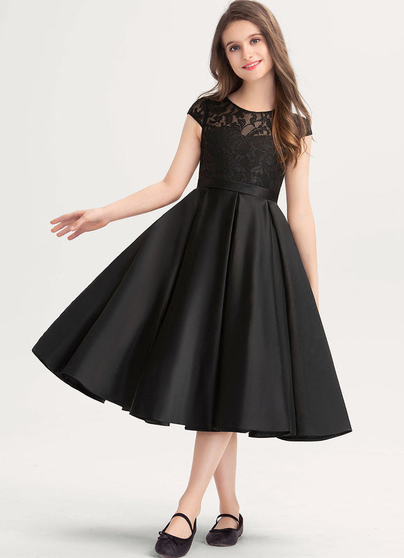 Robe Trapèze Noir Étoile Sereine