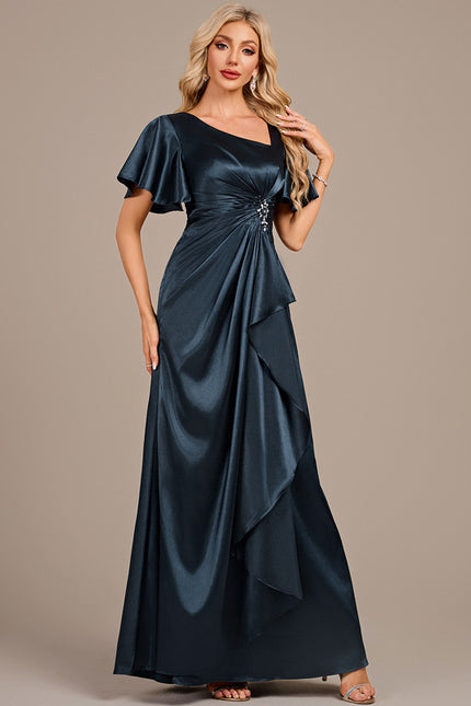 Robe Trapèze Fluide Scintillante - gallery 4