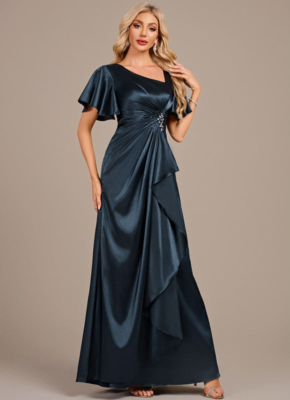Robe Trapèze Fluide Scintillante - gallery 4