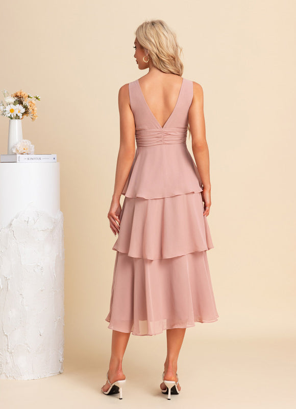 Robe Trapèze Chic Olivâtre - gallery 2