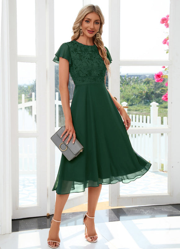 Robe Trapèze Élégance Aérienne - gallery 5
