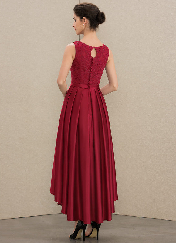 Robe Trapèze Éclat Rouge Velours - gallery 1
