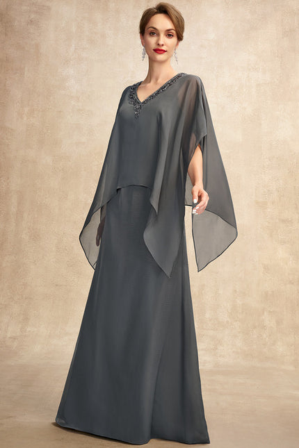 Robe Trapèze Chic Voile Sombre - gallery 5