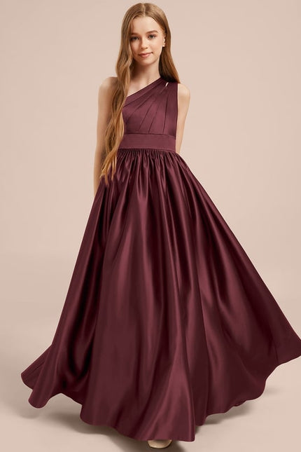 Robe Trapèze Satinée Menthe - gallery 4