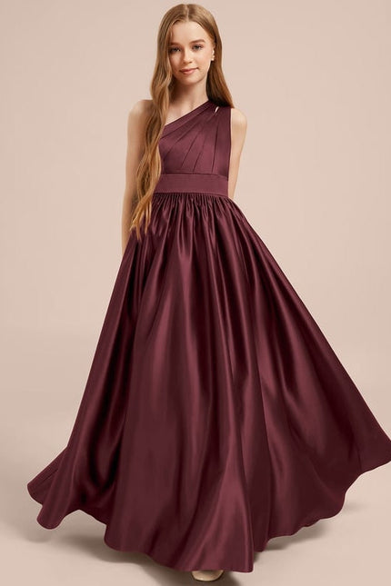 Robe Trapèze Satinée Menthe - gallery 4