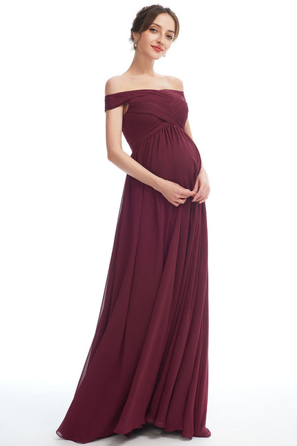 Robe Trapèze Rouge Velours Éthéré