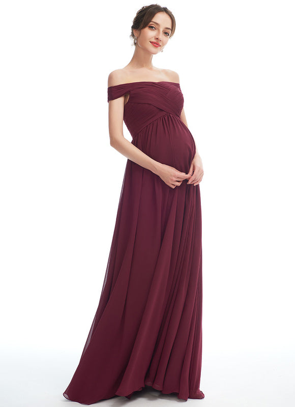 Robe Trapèze Rouge Velours Éthéré