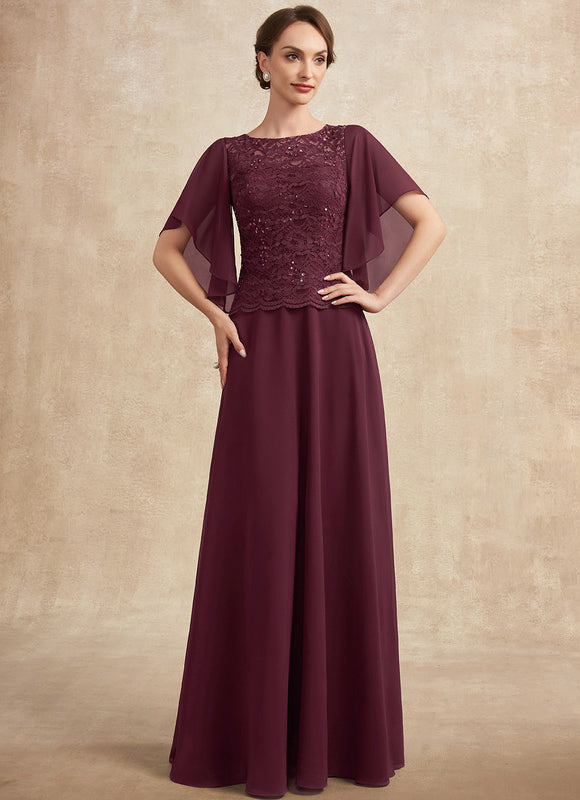 Robe Trapèze Longue Violetée - gallery 3