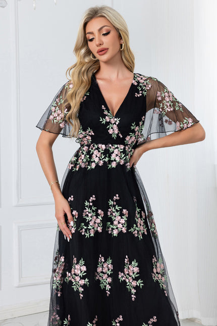 Robe Trapèze Florale Chic - gallery 2