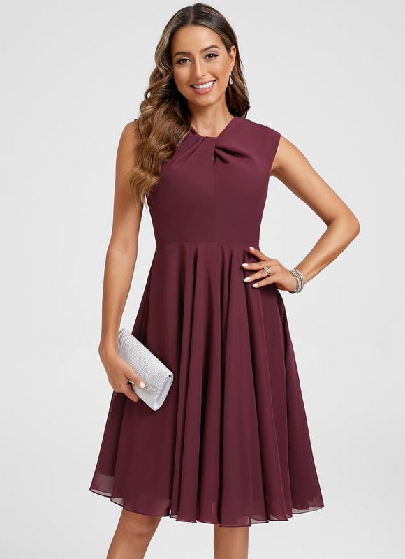 Robe Trapèze Émeraude Volante - gallery 2